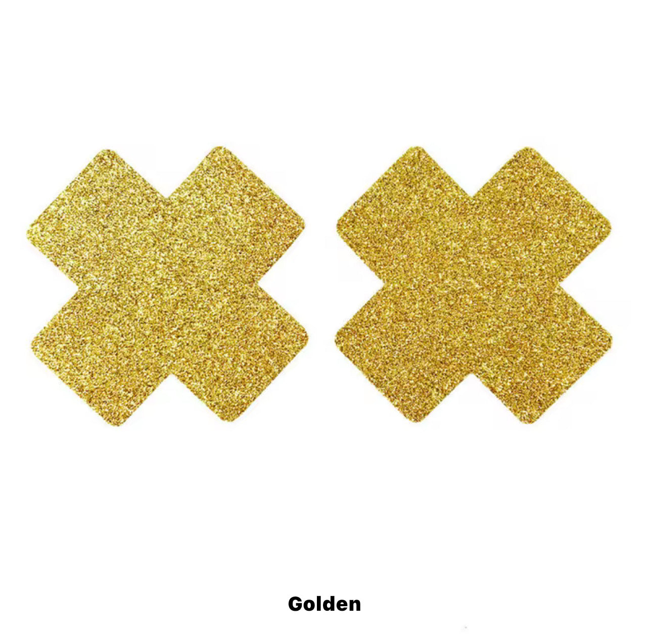 Glitter Cross Nipple Pasties