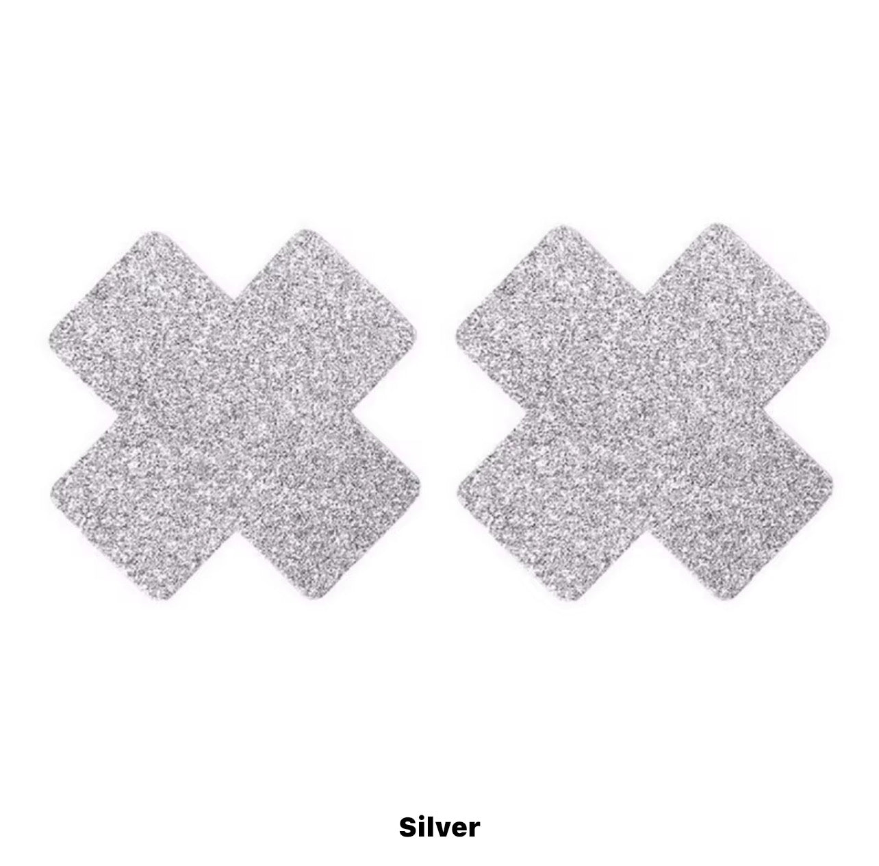 Glitter Cross Nipple Pasties