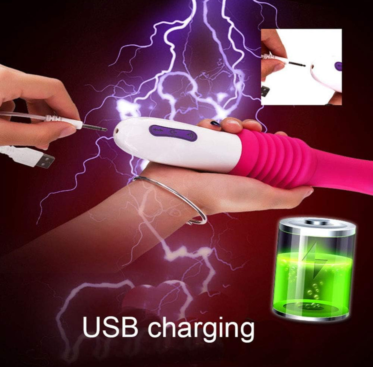 Vibration Massager Automatic Stretching Sex Machine Dildo