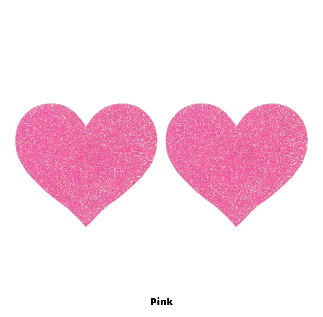 Glitter Heart Shaped Nipple Covers