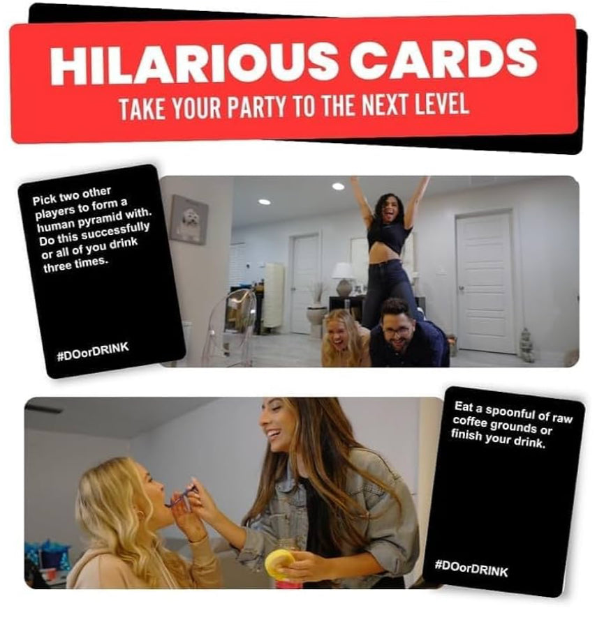 Do Or Drink (Win Or Blackout) Card Game