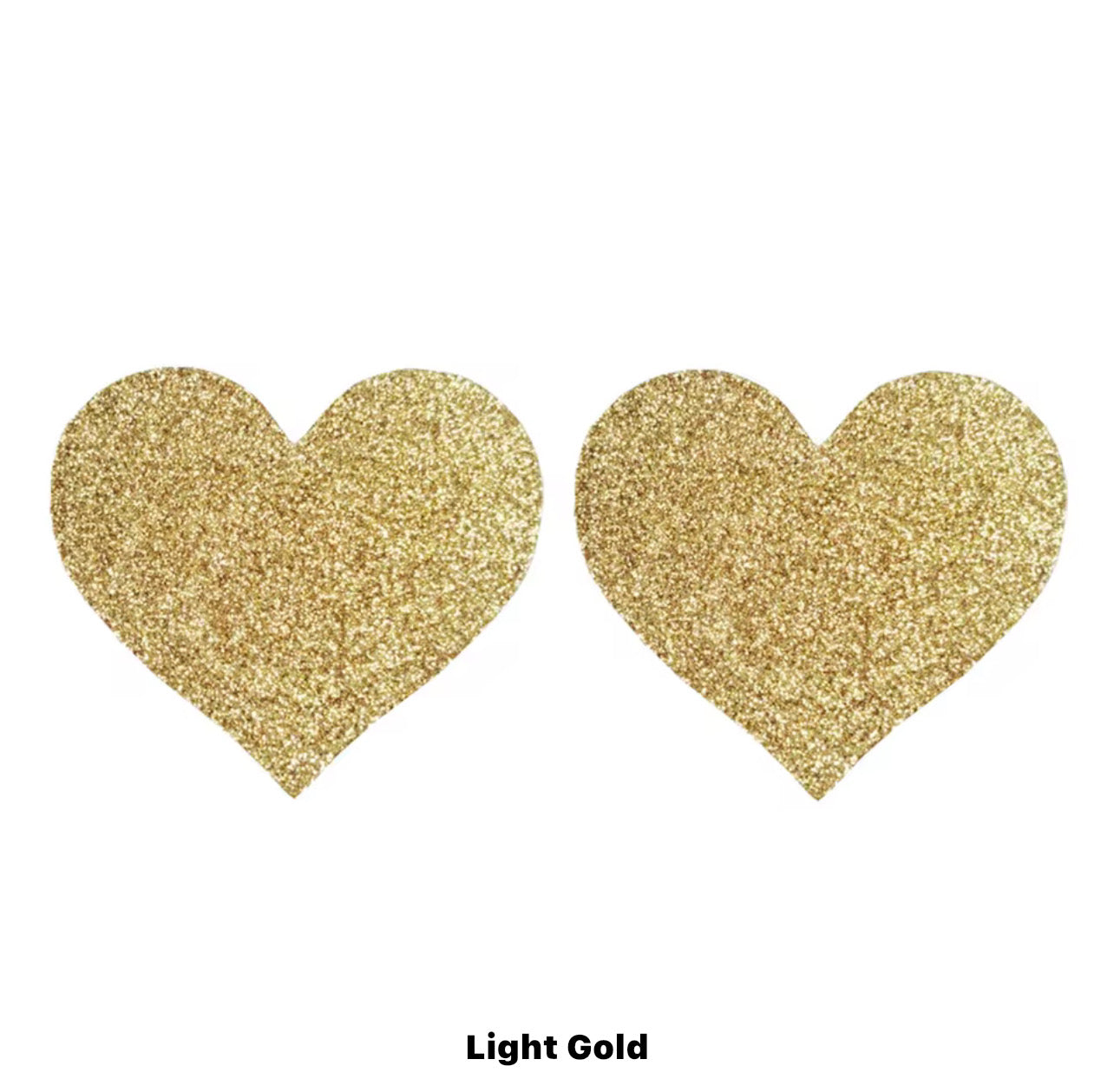 Glitter Heart Shaped Nipple Covers