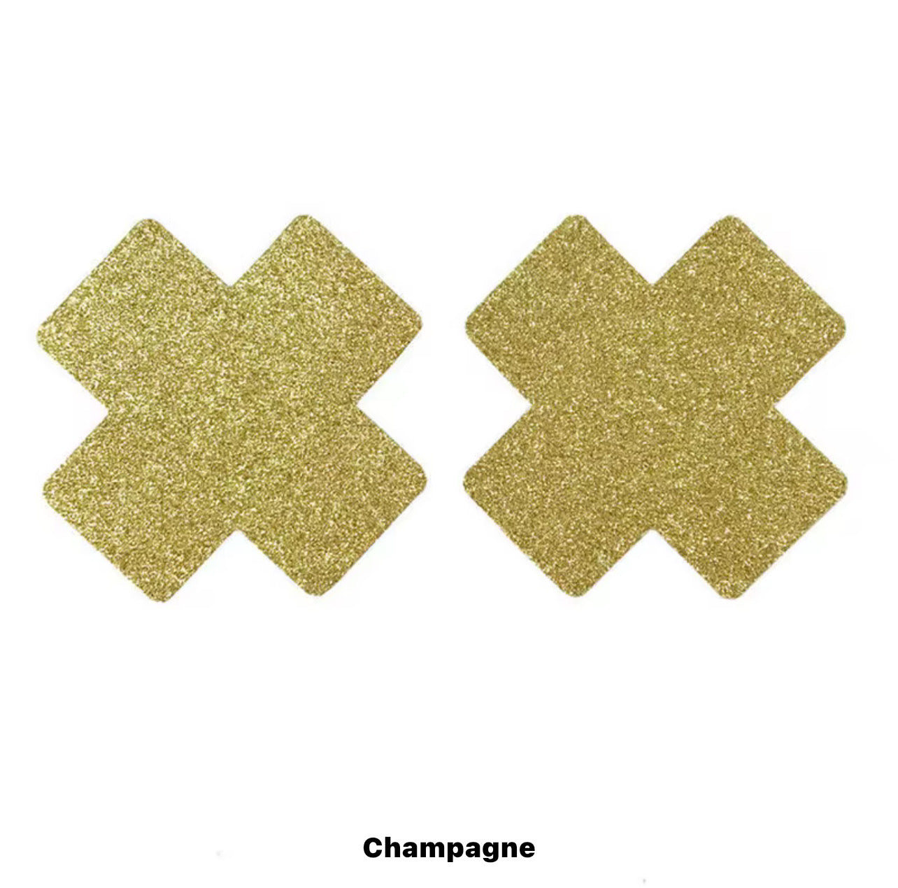 Glitter Cross Nipple Pasties
