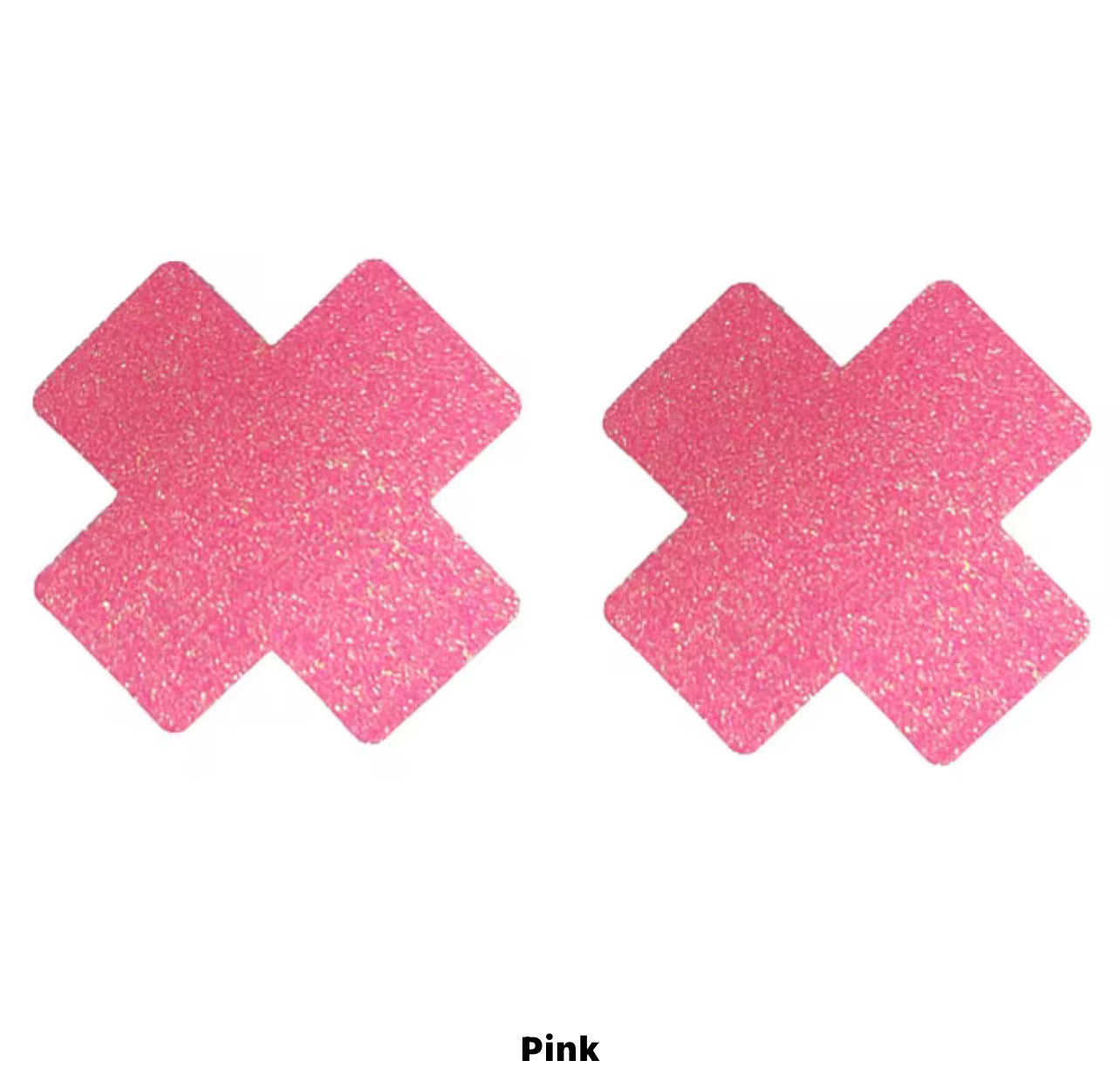 Glitter Cross Nipple Pasties