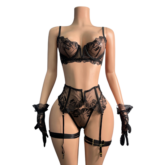 Sexy 3pc Lingerie Set #027