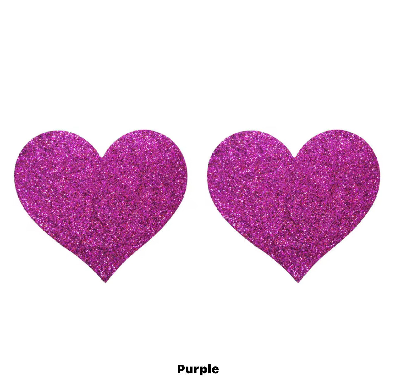 Glitter Heart Shaped Nipple Covers