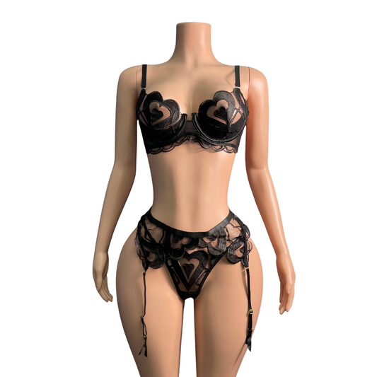 Sexy 3pc Lingerie Set #014