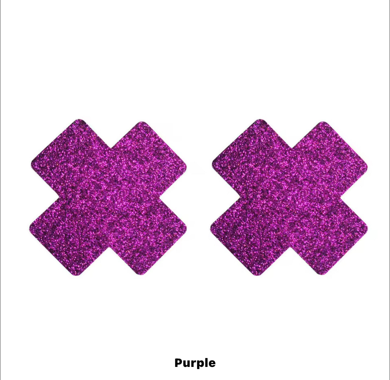 Glitter Cross Nipple Pasties
