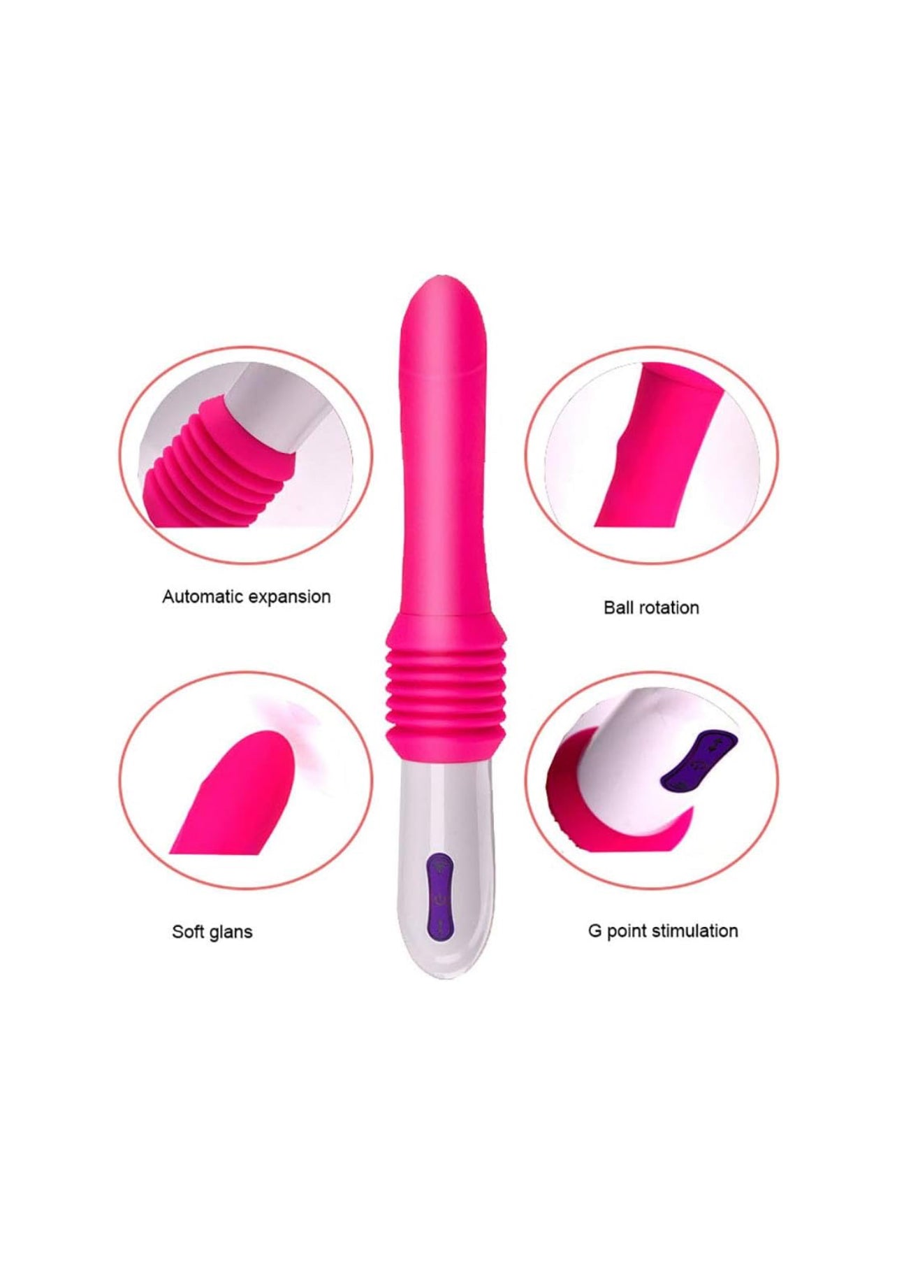 Vibration Massager Automatic Stretching Sex Machine Dildo