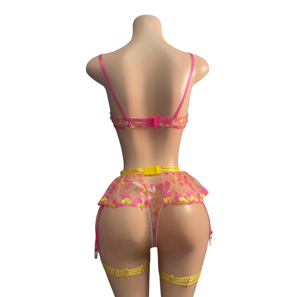 Sexy 3pc Lingerie Set #013