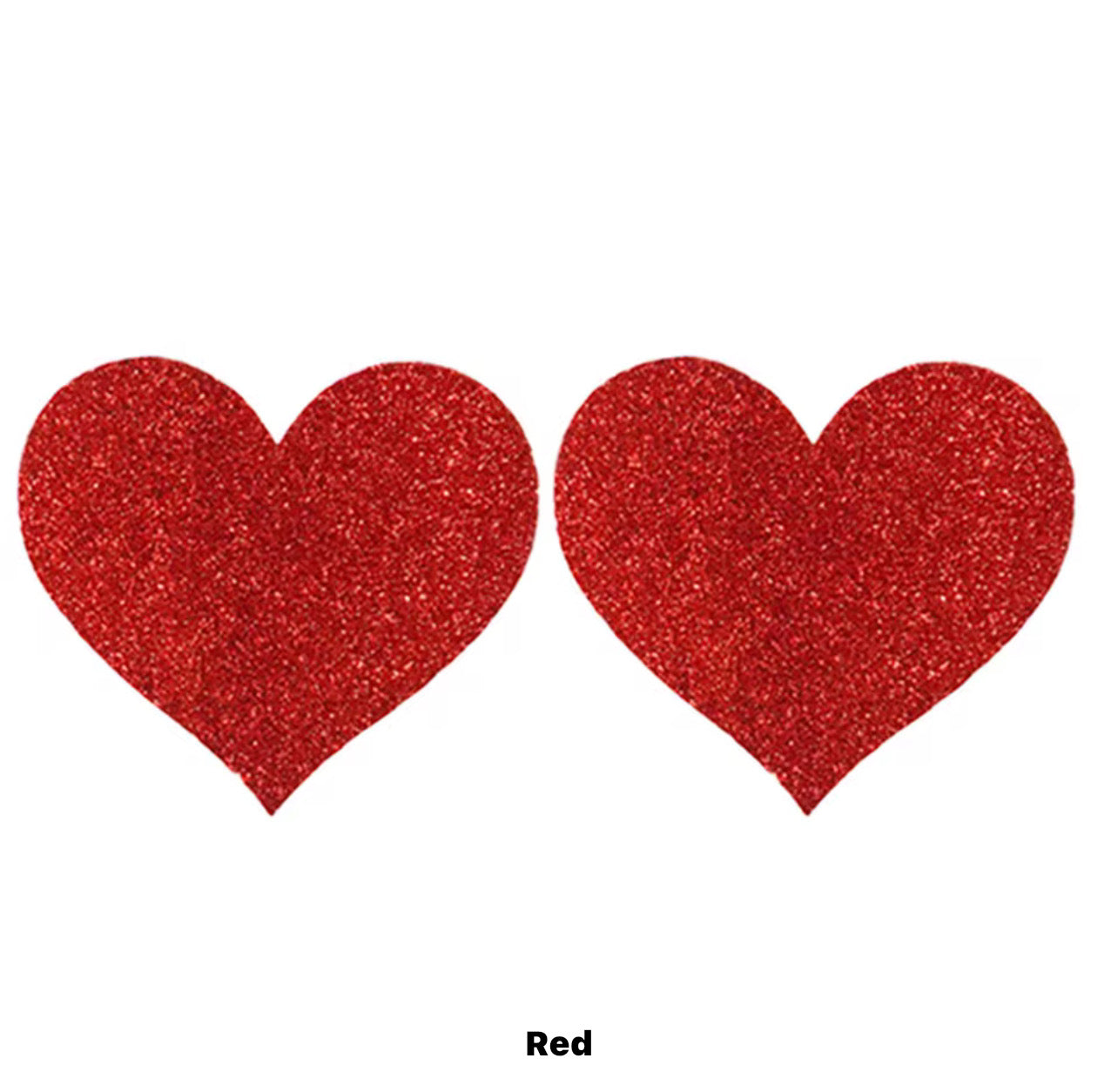Glitter Heart Shaped Nipple Covers