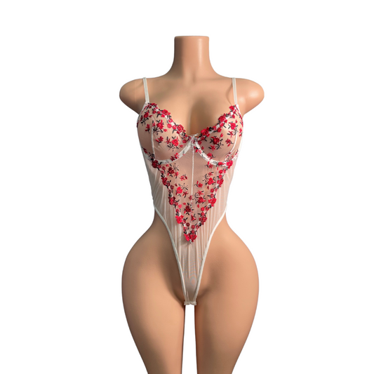 Sexy Fitted Bodysuit Lingerie Set #034