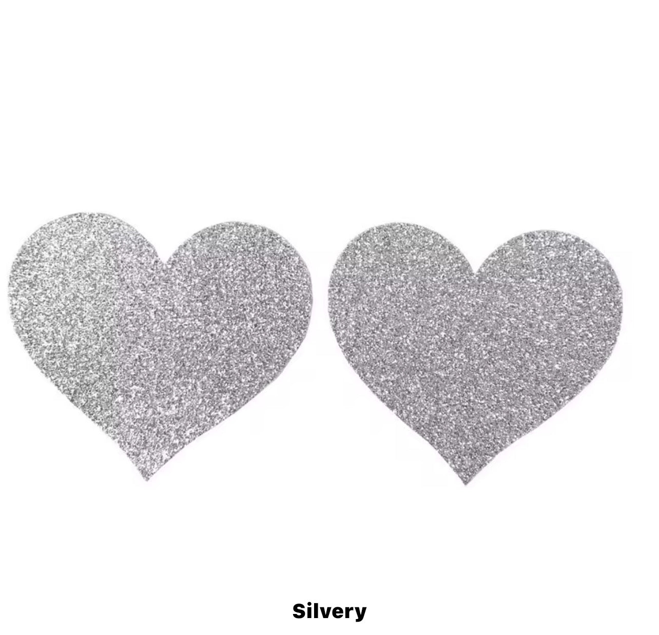 Glitter Heart Shaped Nipple Covers