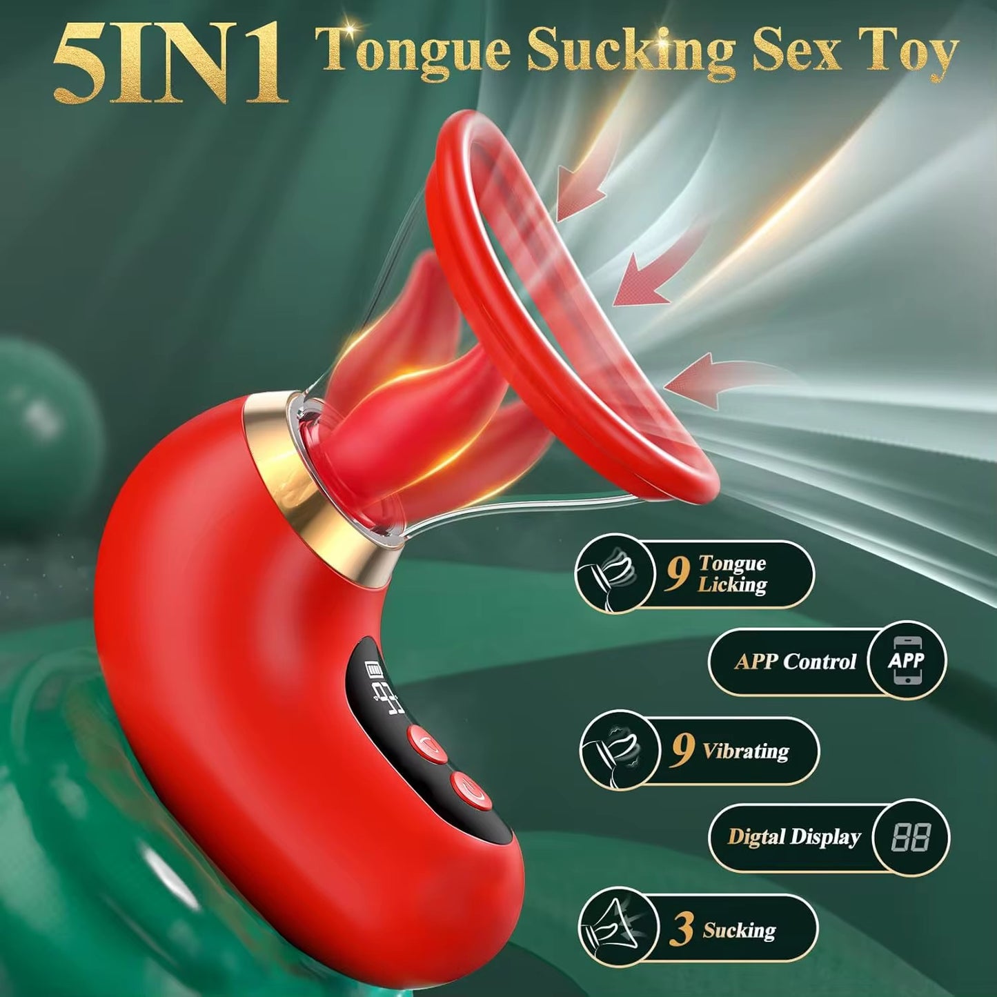 Rose Clit Sucker Vibrator