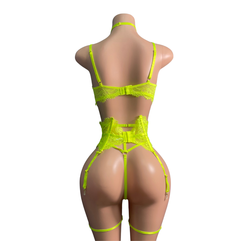 Sexy 3pc Lingerie Set #019