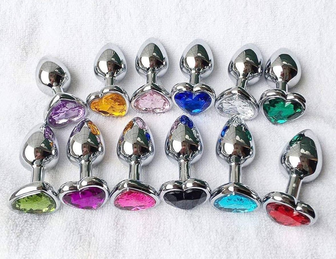 Heart Jem Shaped Butt Plug