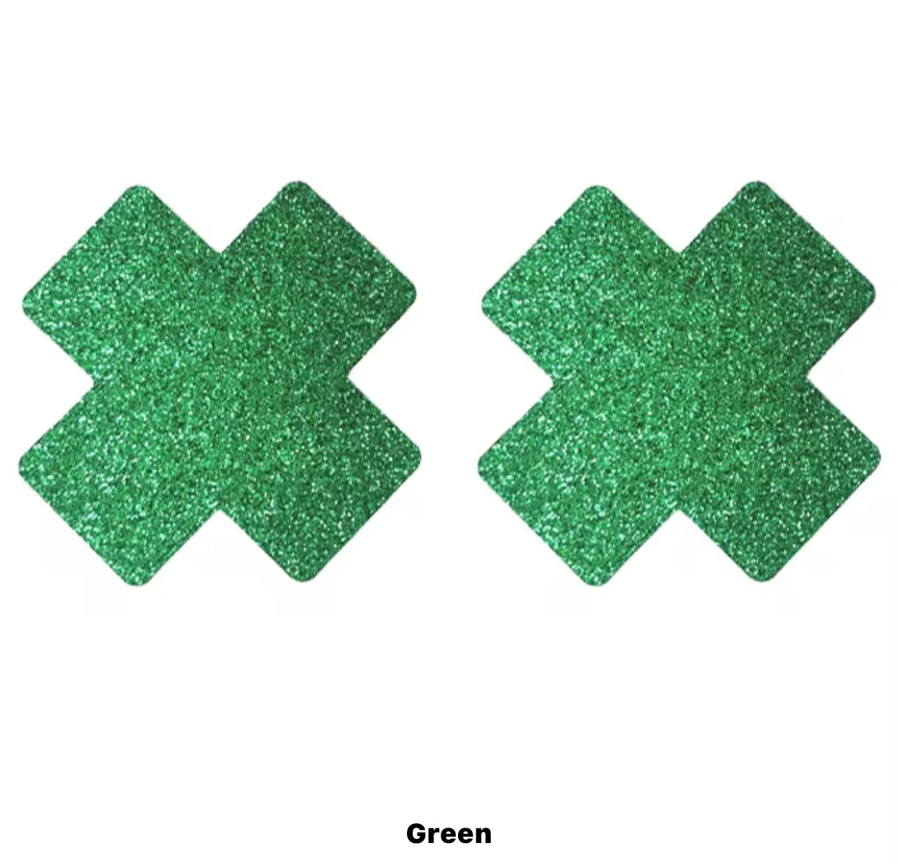 Glitter Cross Nipple Pasties
