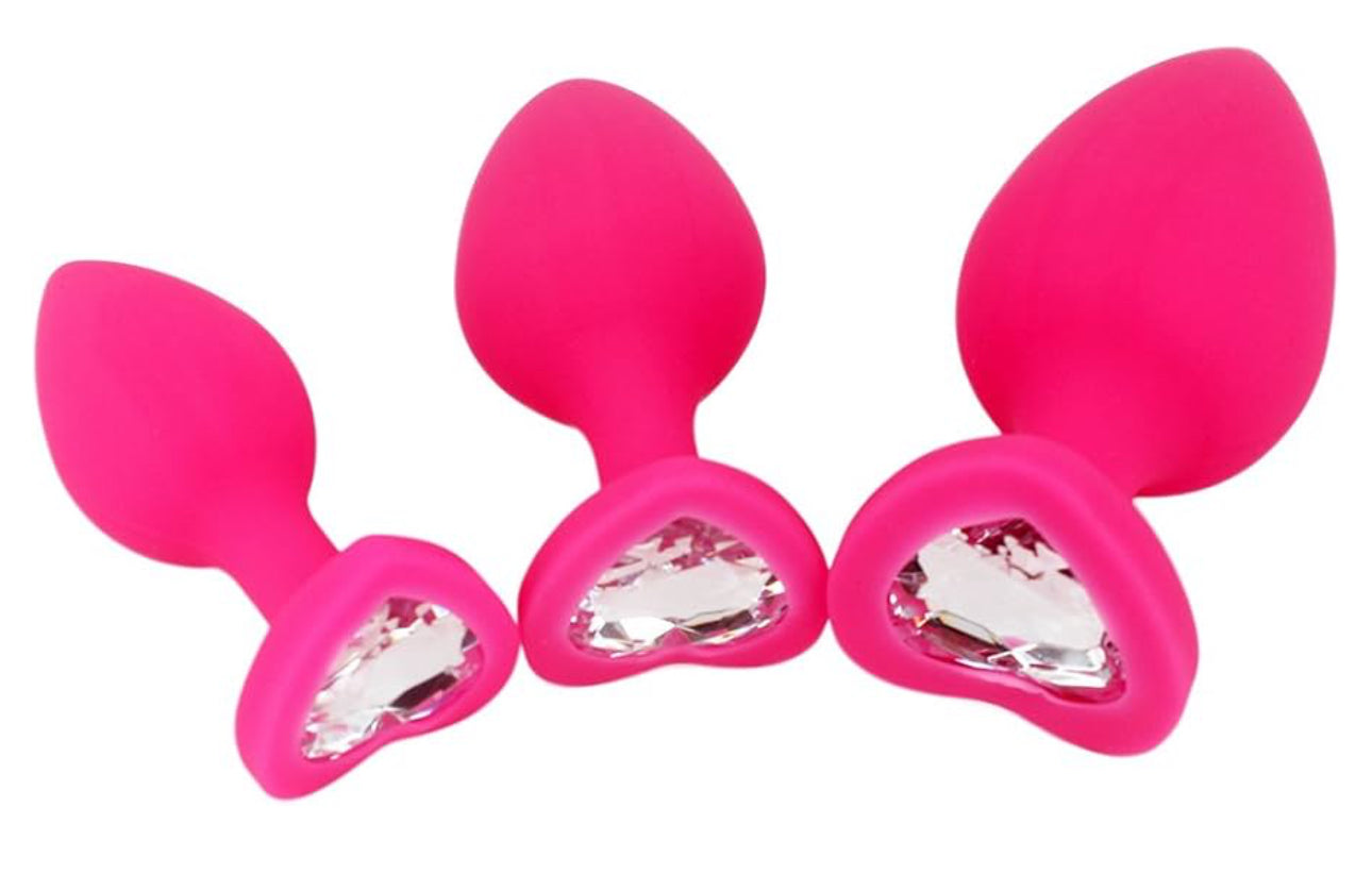 Silicone Heart Shaped Butt Plug
