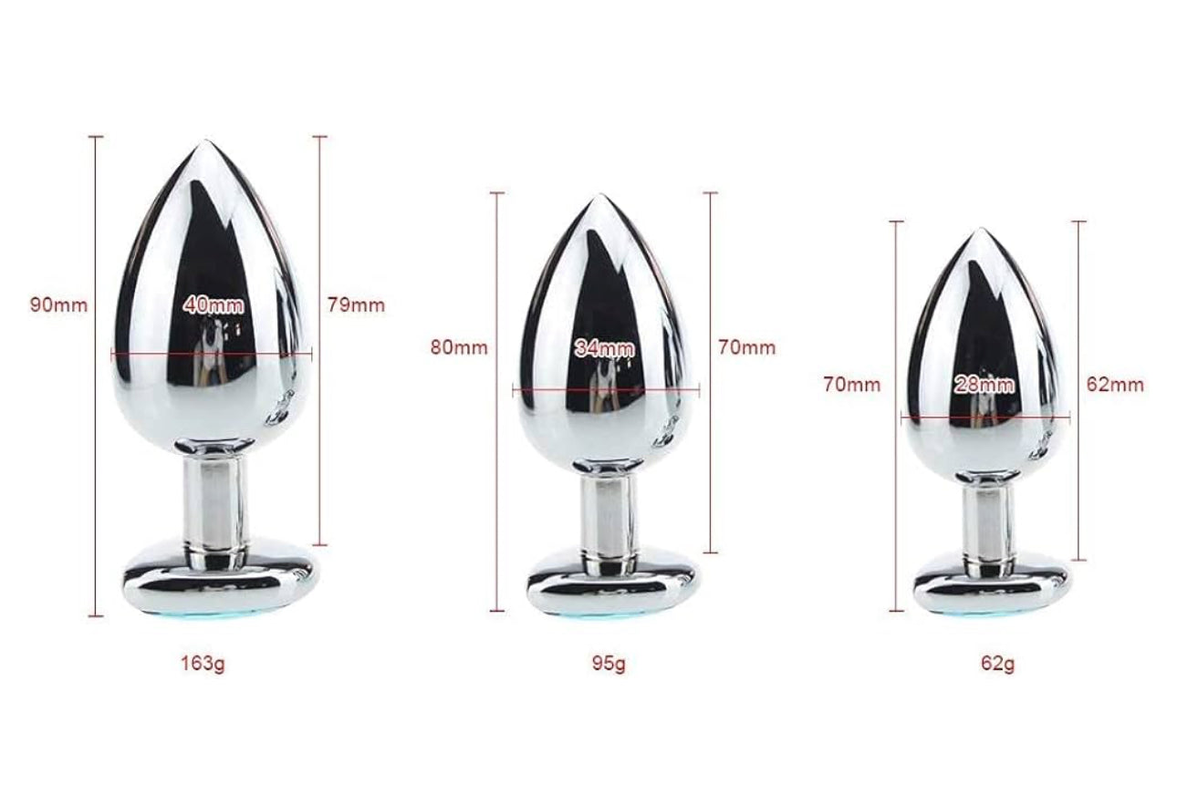 Heart Jem Shaped Butt Plug
