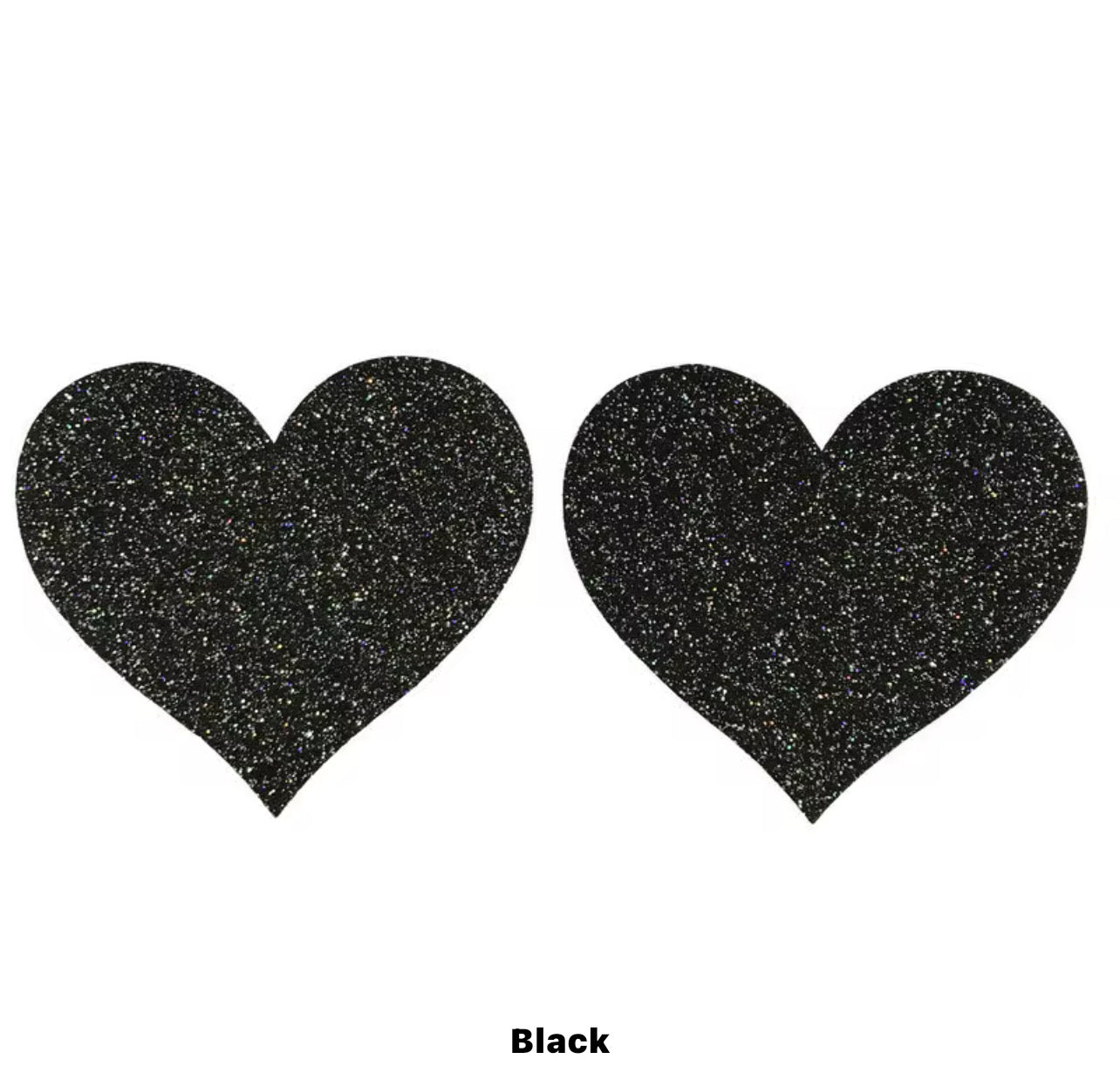 Glitter Heart Shaped Nipple Covers