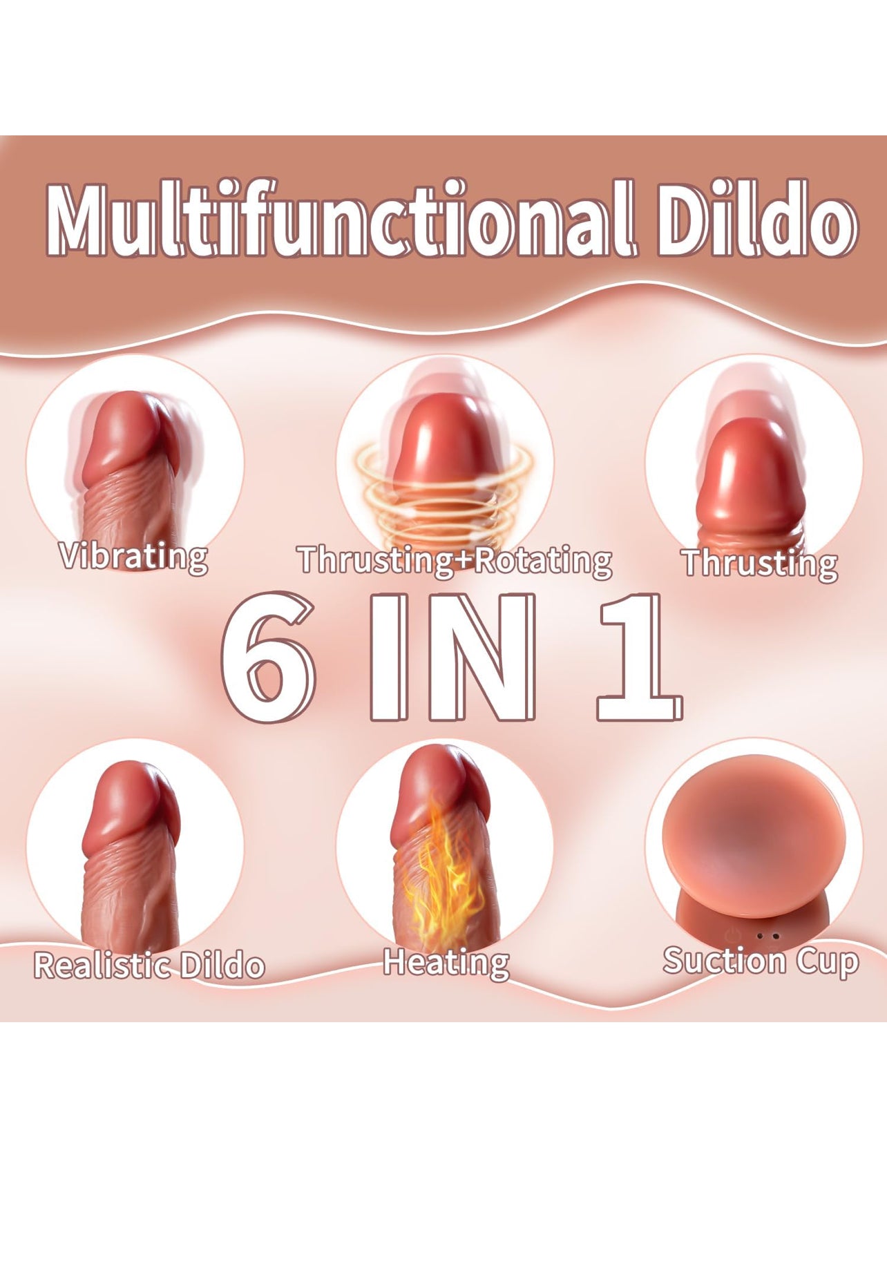 Realistic Dildo W/ Remote Control - #001