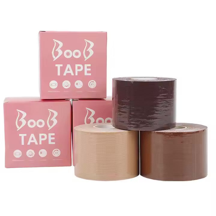 Breast Lift Lifting Boob Tape and Silicone Nipple Cover Kit With Box Plus Size Boob Tape for Large Breasts