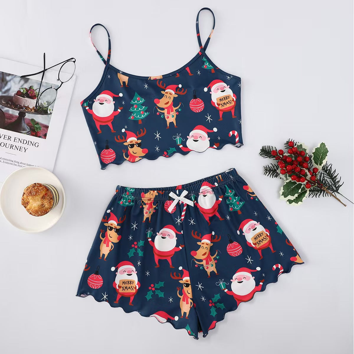 Two Piece Christmas Pajamas #CM019
