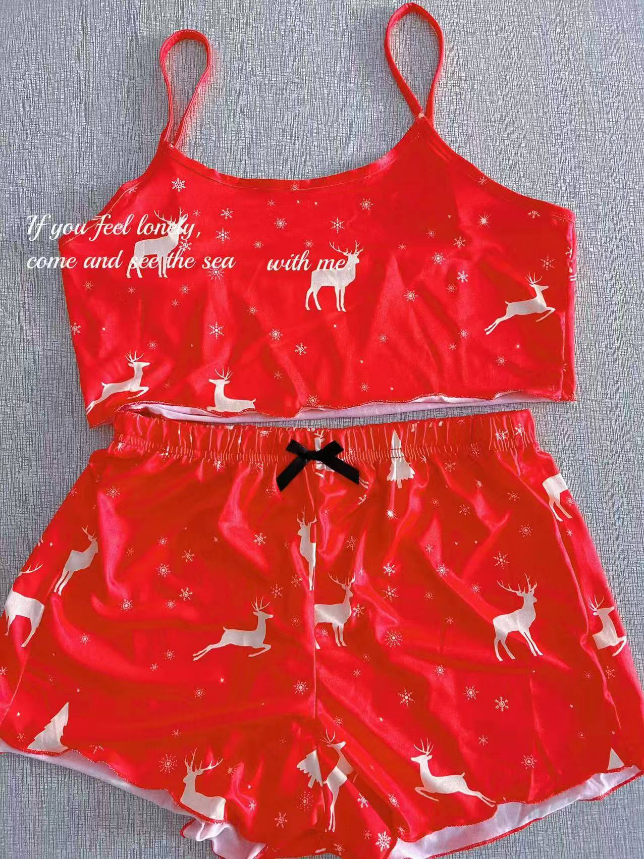 Two Piece Christmas Pajamas #CM017