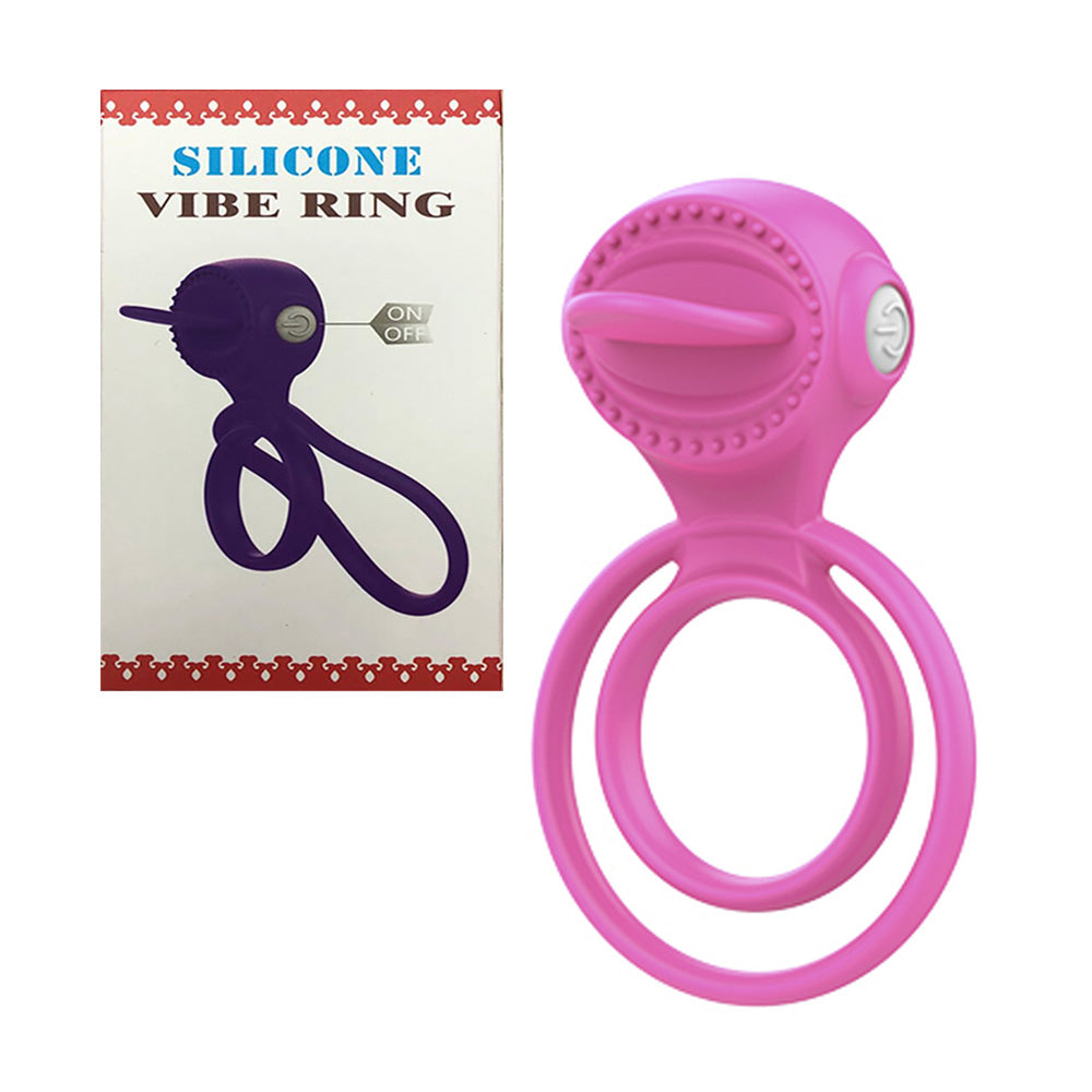Male Silicone Vibe Cock Ring