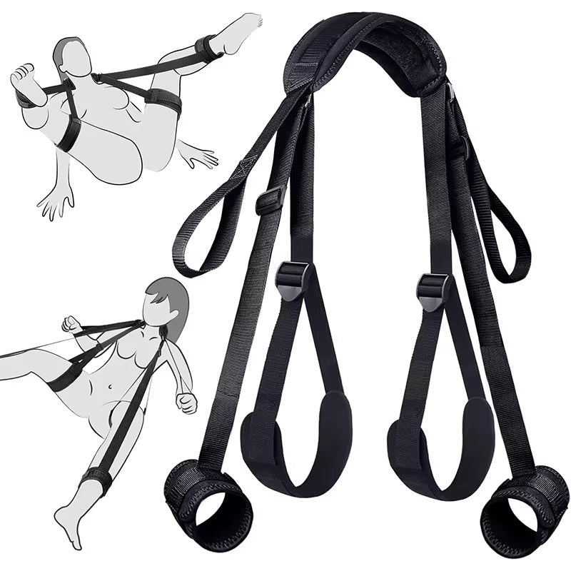 Male/Female Applicable Arm Handcuffs & Leg Cuffs Bondage