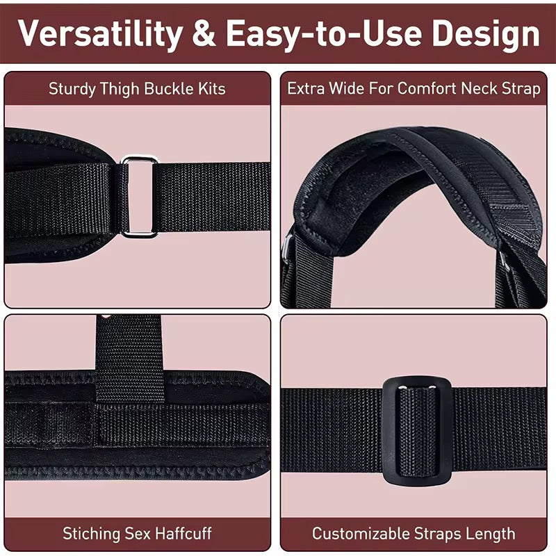 Male/Female Applicable Arm Handcuffs & Leg Cuffs Bondage