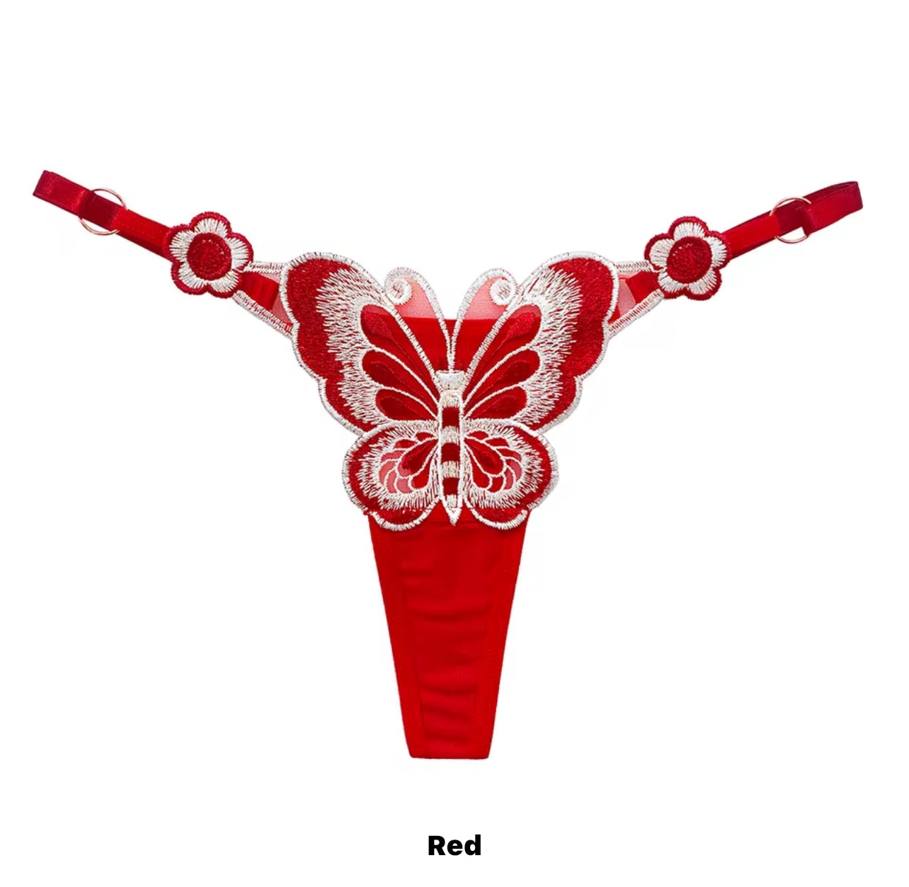Lace Butterfly Thong G String Panty