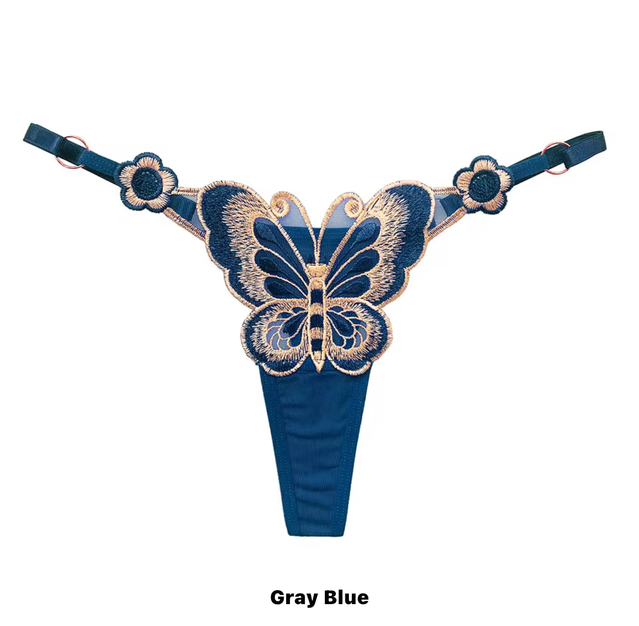 Lace Butterfly Thong G String Panty