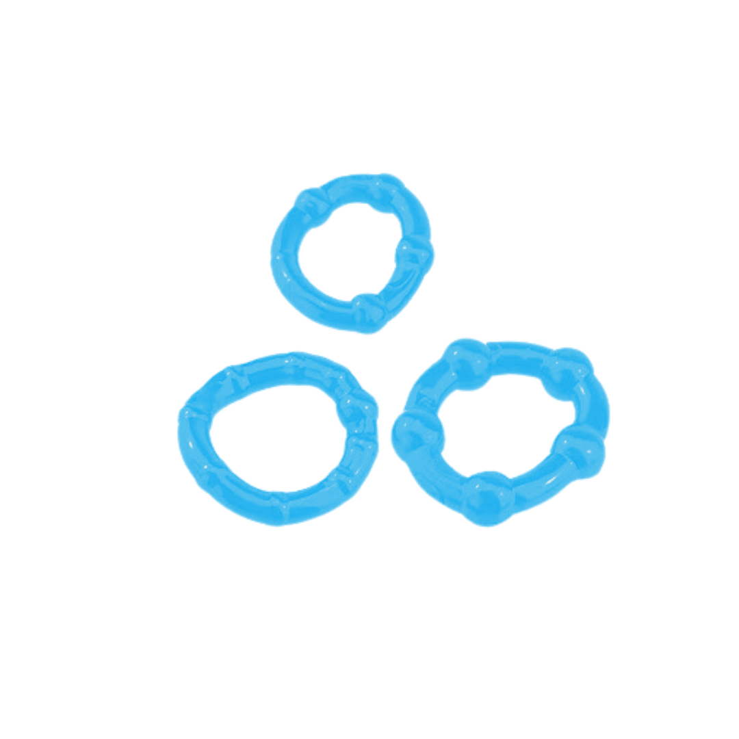 Stay hard Beaded cock rings