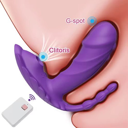 Wireless G shot vibrating Butt plug