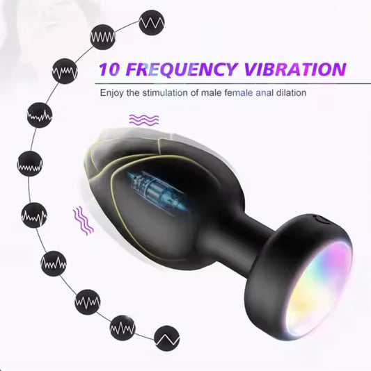 LED Vibrating Anal Plug -#002