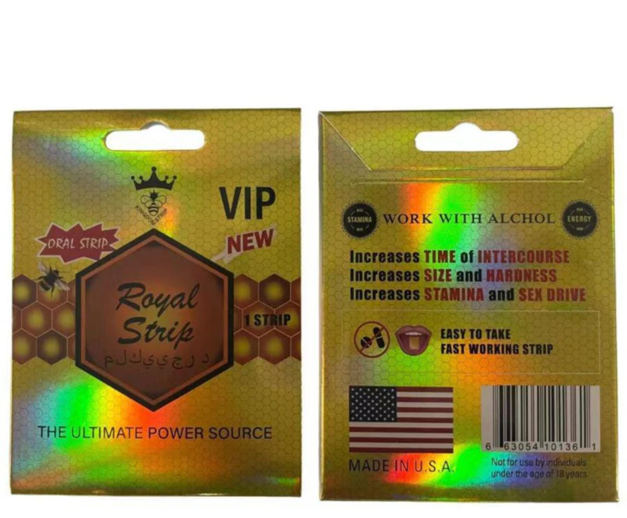 VIP Royal honey sexual enhancement strips