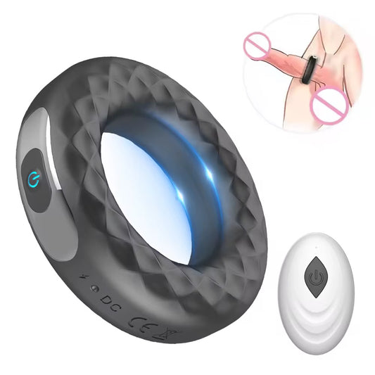 Silicone Vibrating Cock Ring (Remote Control)