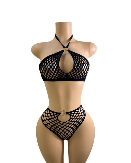 Fishnet Set -#013