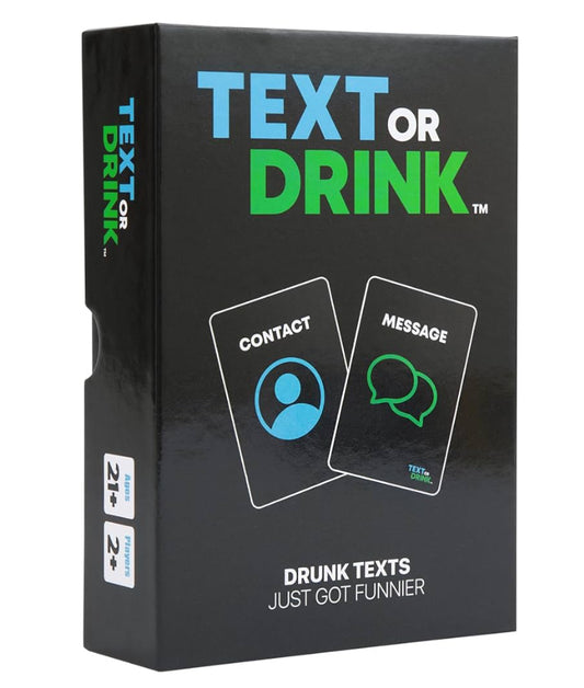 Text Or Drink Card Game