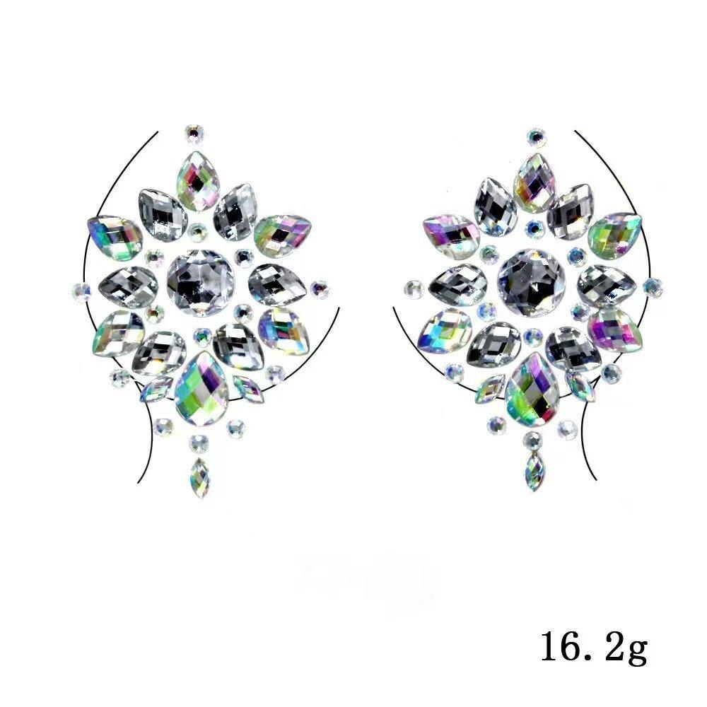 Rhinestone Nipple Covers 003