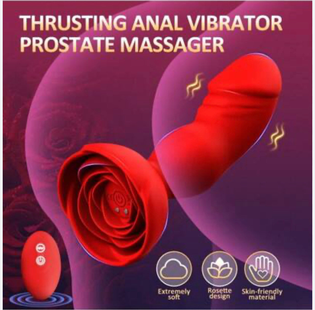 Rose Anal Prostate Massager