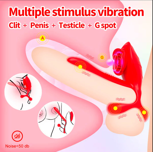 Stimulating passion remote control lock precision ring