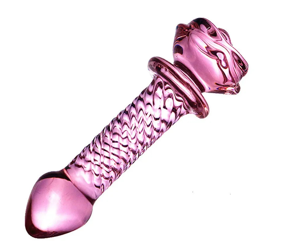 glass luxury dildo anal plug