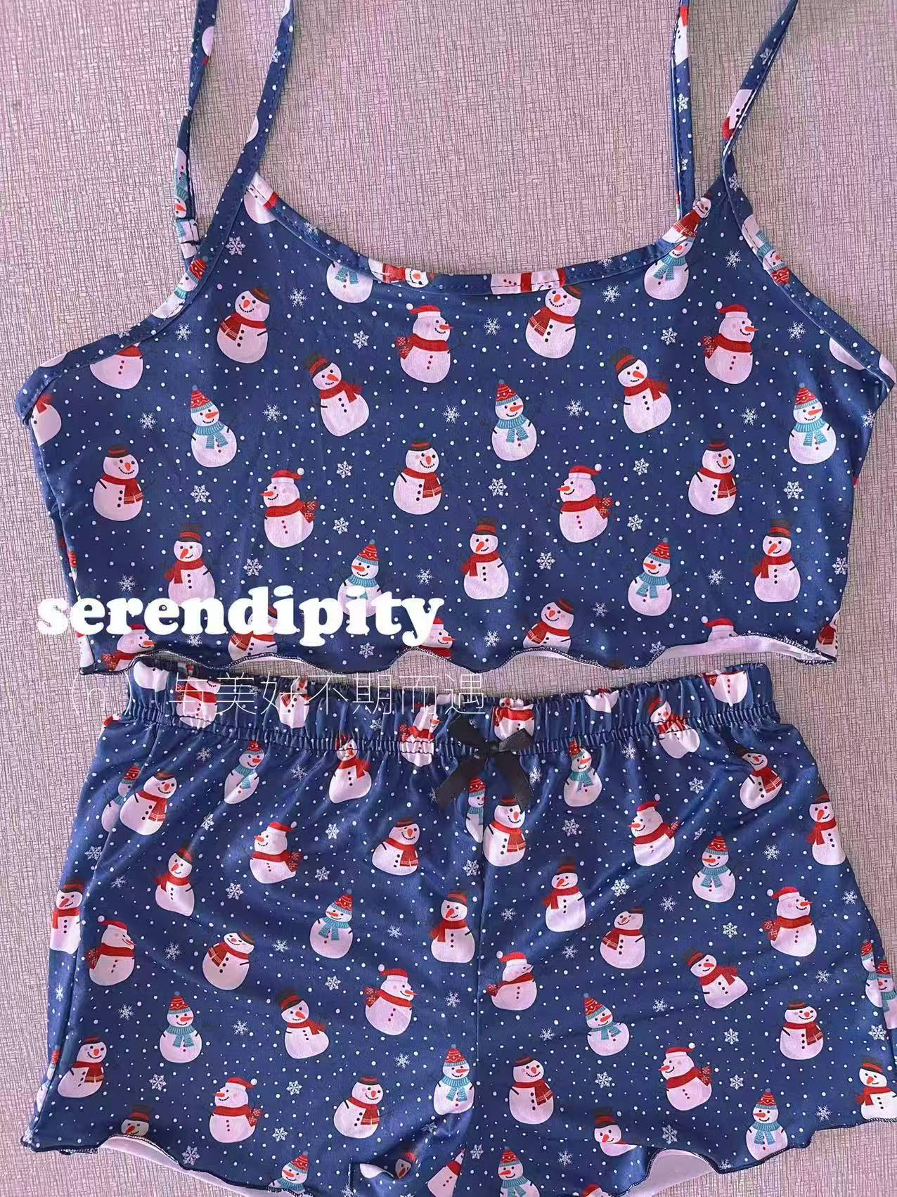 Two Piece Christmas Pajamas #CM027