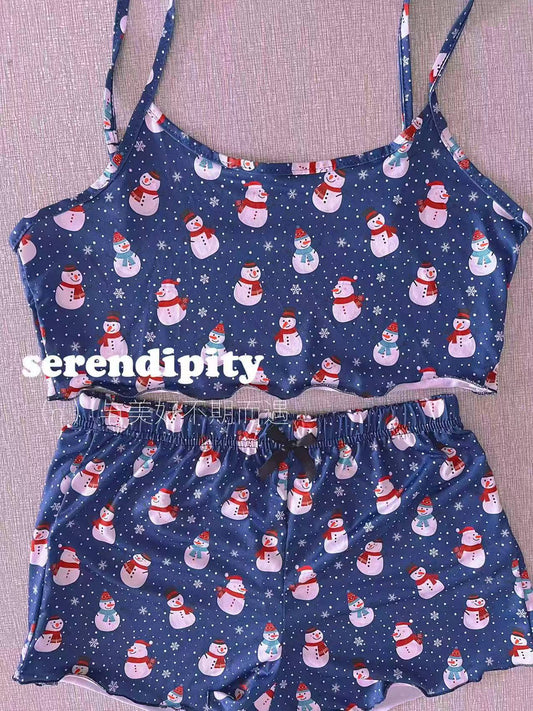 Two Piece Christmas Pajamas #CM027