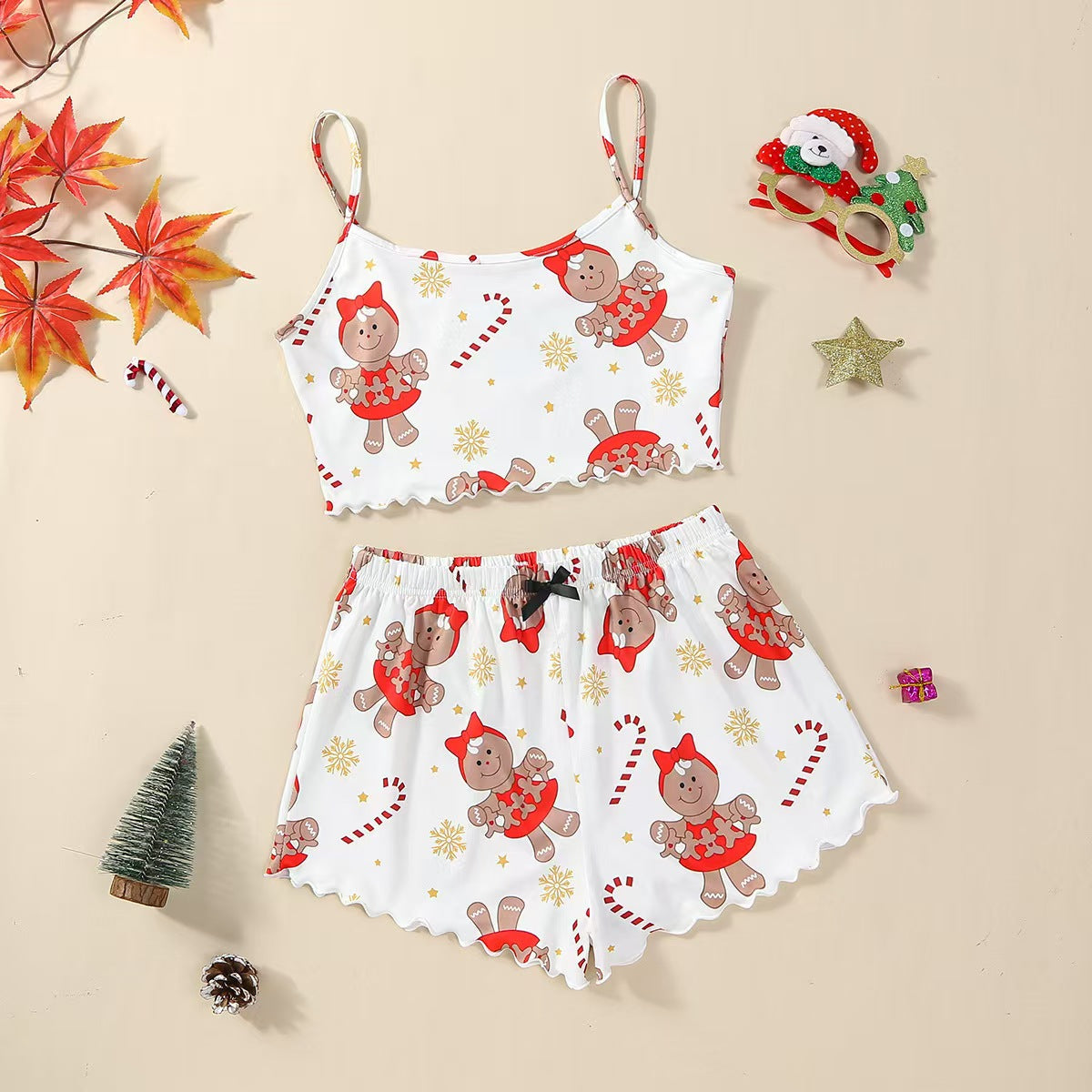 Two Piece Christmas Pajamas #CM025