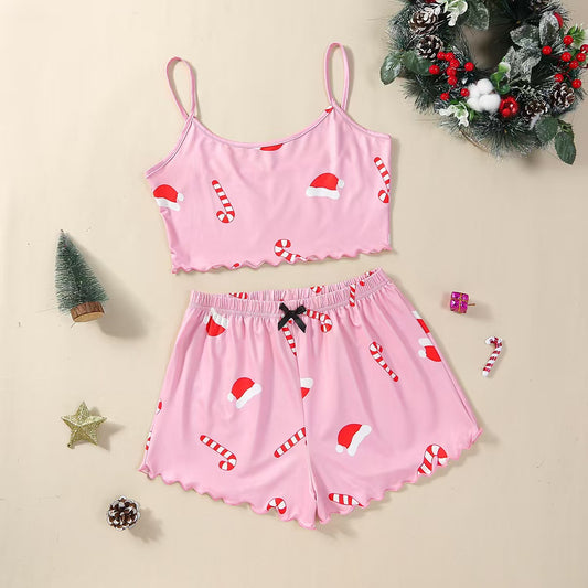 Two Piece Christmas Pajamas #CM024