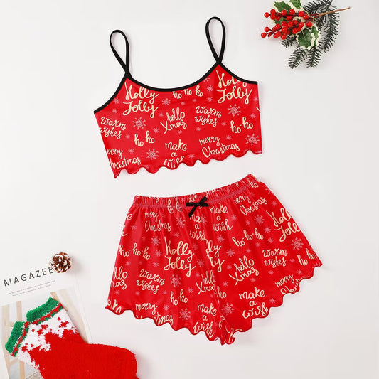 Two Piece Christmas Pajamas #CM023