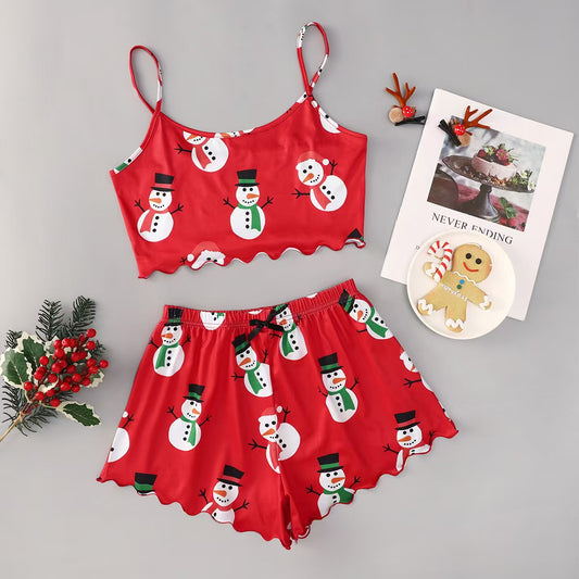 Two Piece Christmas Pajamas #CM015